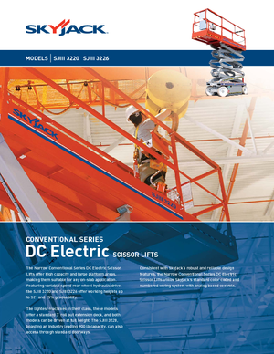 Dizalice na škare na kotačima Skyjack SJ III 3220