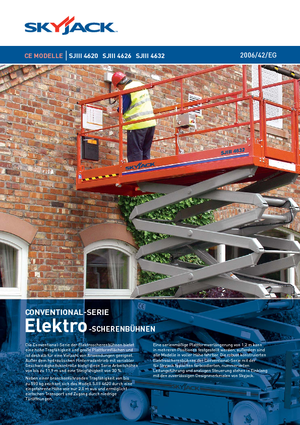 Dizalice na škare na kotačima Skyjack SJ III 4626