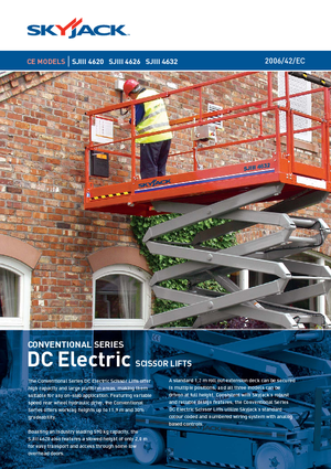 Dizalice na škare na kotačima Skyjack SJ III 4626