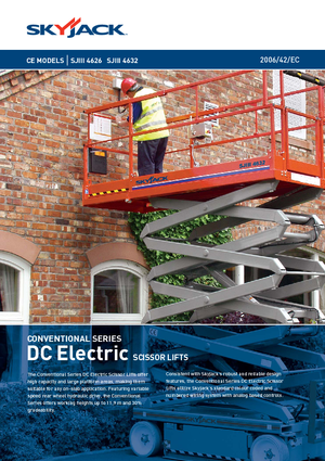 Dizalice na škare na kotačima Skyjack SJ III 4632