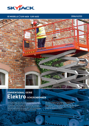 Dizalice na škare na kotačima Skyjack SJ III 4626