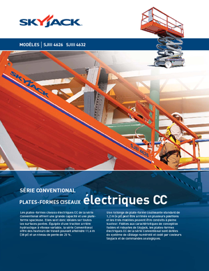 Dizalice na škare na kotačima Skyjack SJ III 4632