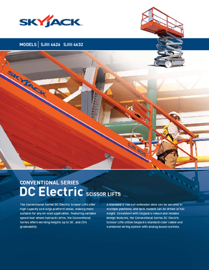 Dizalice na škare na kotačima Skyjack SJ III 4632