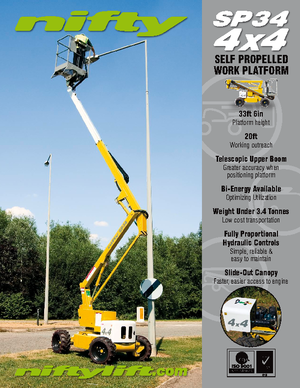 Zglobna podizna platforma na kotačima Niftylift SP 34