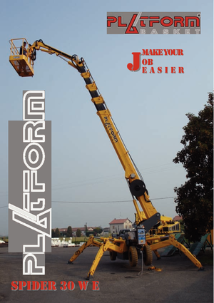 Zglobna podizna platforma na kotačima Basket Spider 30 WE