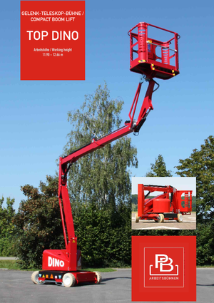 Zglobna podizna platforma na kotačima PB Topdino 121 II