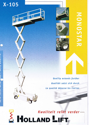 Dizalice na škare na kotačima Holland-Lift X 105 DL 18 4WD P