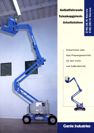 Zglobna podizna platforma na kotačima Genie Z 45/25 J IC Narrow