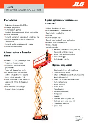 Dizalice na škare na kotačima JLG 2632ES