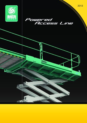 Teleskopska podizna platforma na gusjenicama Imer IT 100 E