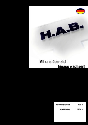 Dizalice na škare na kotačima HAB S 225-12 D 4WD S