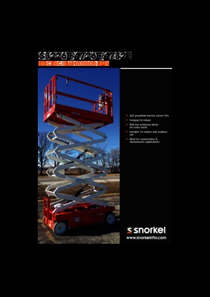 Dizalice na škare na kotačima Snorkel S3226E