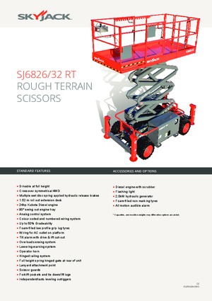 Dizalice na škare na kotačima Skyjack SJ III 6826 E