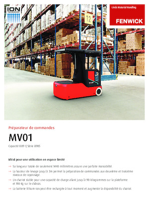 Skupljači narudžbi Linde MV01