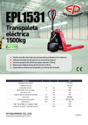 Dizalice za palete EP EPL1531