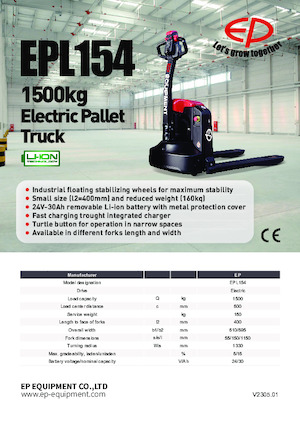 Dizalice za palete EP EPL154