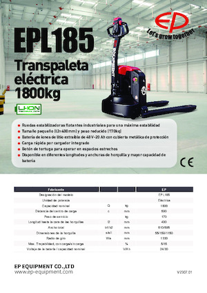 Dizalice za palete EP EPL185