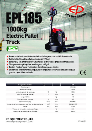 Dizalice za palete EP EPL185