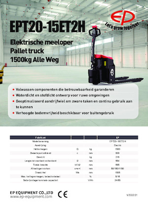 Dizalice za palete EP EPT20-15ET2H