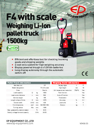 Dizalice za palete EP F4