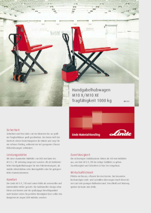 Dizalice za palete Linde M10XE