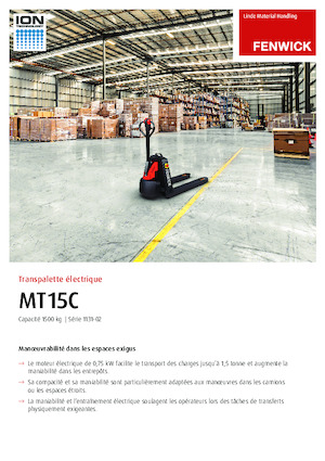 Dizalice za palete Linde MT15C