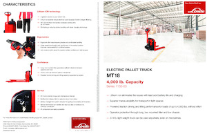 Dizalice za palete Linde MT18