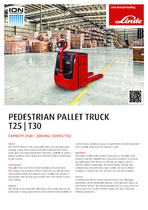 Dizalice za palete Linde T25