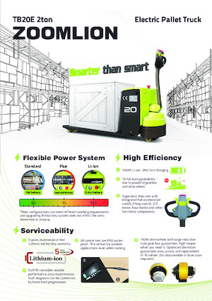 Dizalice za palete Zoomlion TB20E