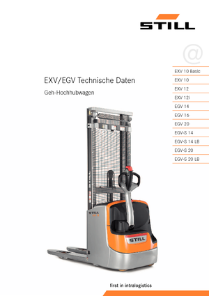 Hodajući viličar Still EGV-S 14