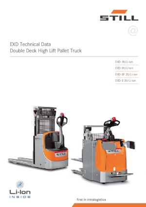 Hodajući viličar Still EXD 20