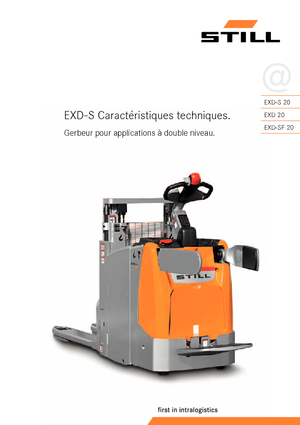 Hodajući viličar Still EXD-SF 20