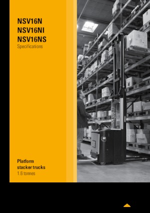 Paletni viličar za stojeće rukovatelje Caterpillar NSV16NS