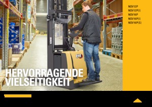 Paletni viličar za stojeće rukovatelje Caterpillar NSV16P