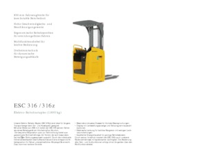 Paletni viličar za sjedeće rukovatelje Jungheinrich ESC 316