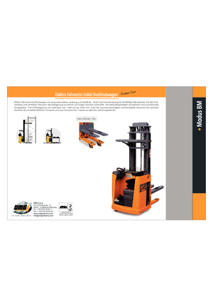 Paletni viličar za sjedeće rukovatelje OMG Modus-BM