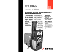 Paletni viličar za sjedeće rukovatelje Mitsubishi SBS15N