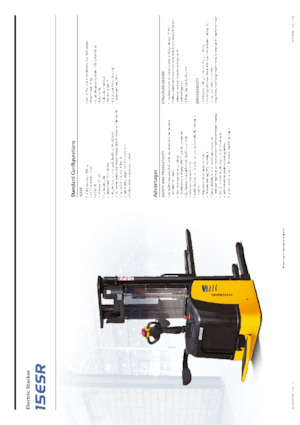 Paletni viličar za stojeće rukovatelje Hyundai 15 ESR