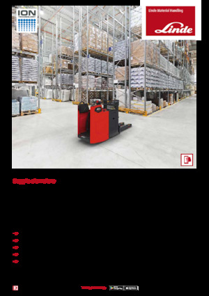 Paletni viličar za stojeće rukovatelje Linde D10FP