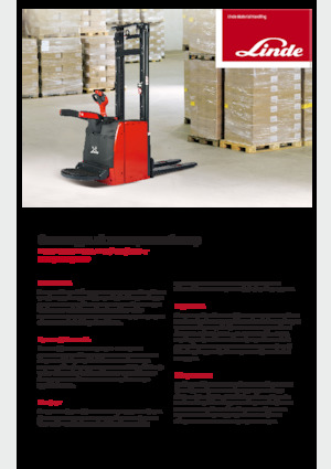 Hodajući viličar Linde L16AP Std.