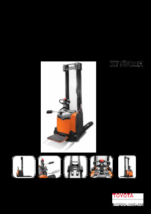 Paletni viličar za stojeće rukovatelje Toyota SPE120