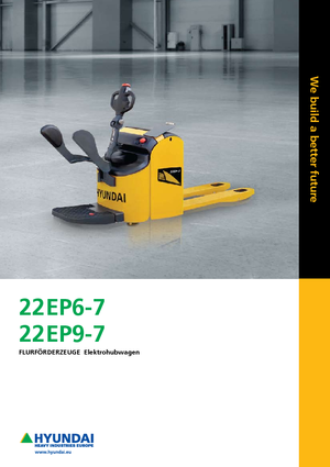 Platforma za stojeće rukovatelje za paletne viličare Hyundai 22 EB 9-7