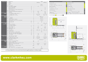 Platforma za stojeće rukovatelje za paletne viličare Clark CSPT 20 ac