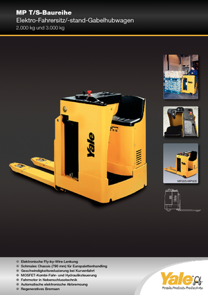 Platforma za stojeće rukovatelje za paletne viličare Yale MP 20 T