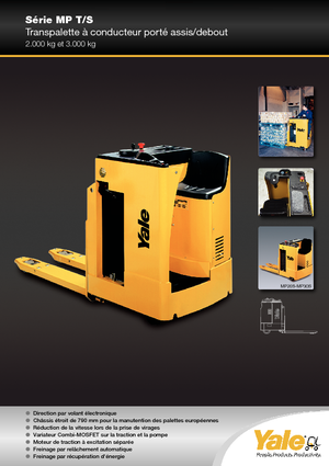 Platforma za stojeće rukovatelje za paletne viličare Yale MP 20 T