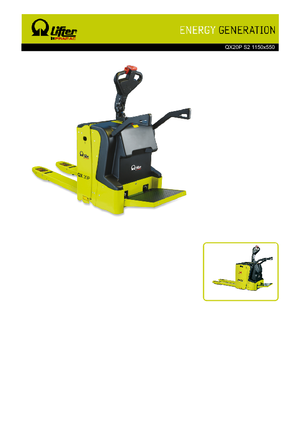 Platforma za stojeće rukovatelje za paletne viličare PRAMAC Lifter QX 20 P