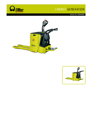 Platforma za stojeće rukovatelje za paletne viličare PRAMAC Lifter QX 22