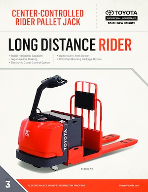 Paletni viličari za sjedeće vozače Toyota 8HBC30