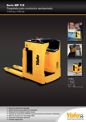 Paletni viličari za sjedeće vozače Yale MP 20 S