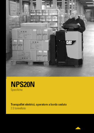 Paletni viličari za sjedeće vozače Caterpillar NPS20N